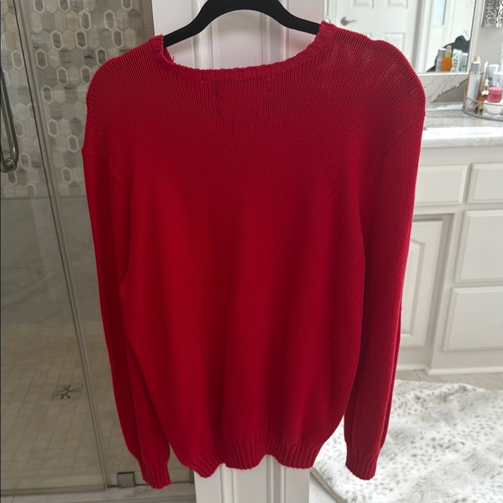 Polo by Ralph Lauren Men's large Red Sweater - Picture 2 of 4